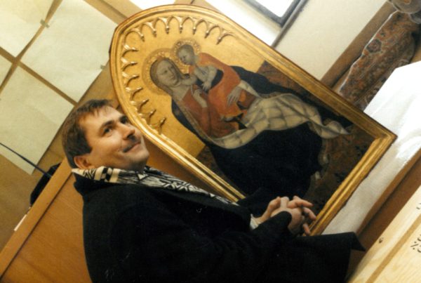 Mgr. Papco s oltárnym obrazom